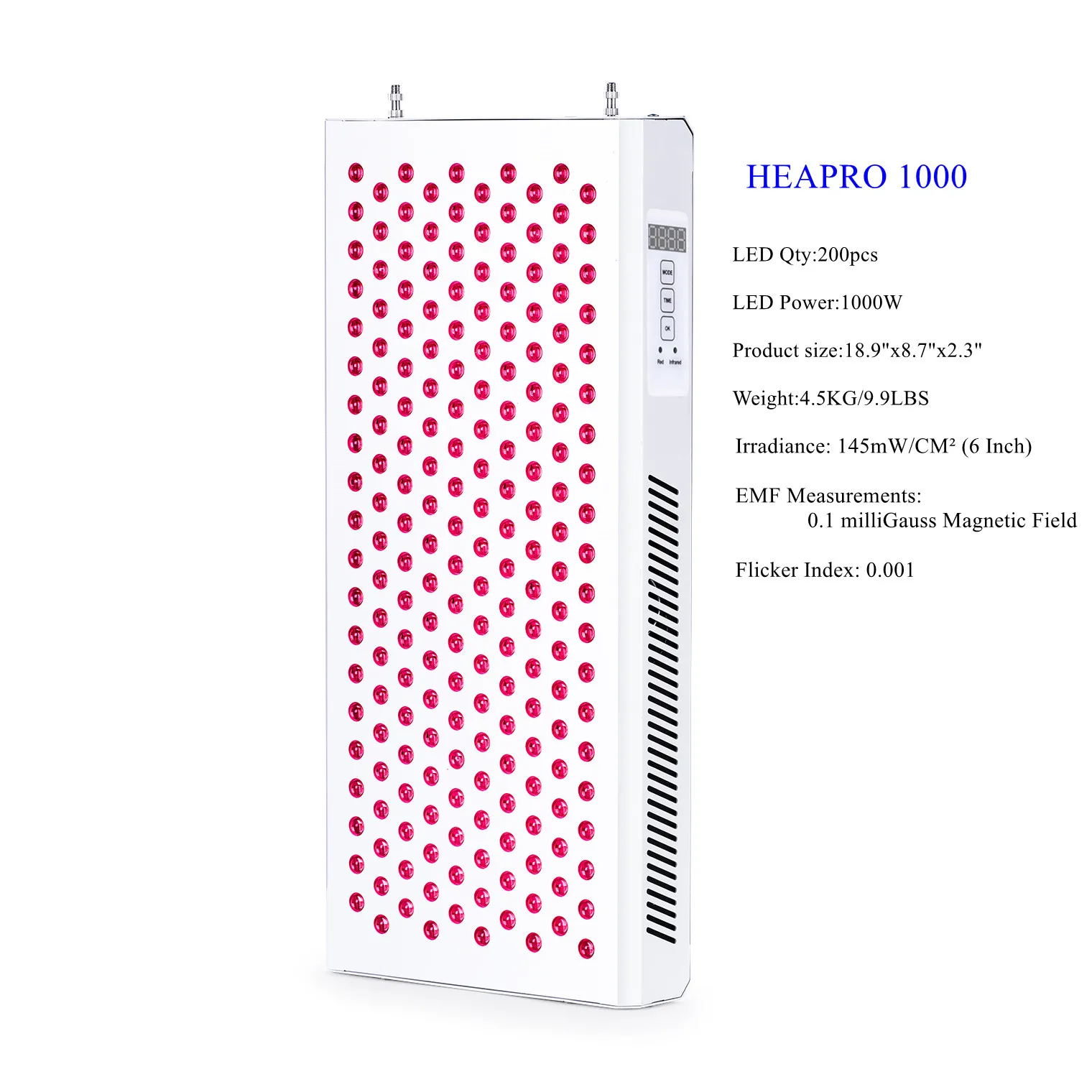 

YOROSO HEAPRO1000 Red Light Therapy 660nm 850nm Red Infrared LED 1000W Red Light Therapy Panels