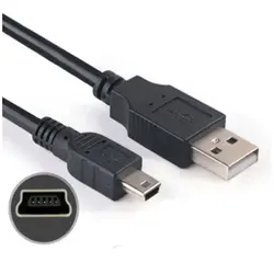 1M 0.5M USB 2.0 Male A to Mini B cable 5 Pin Charg