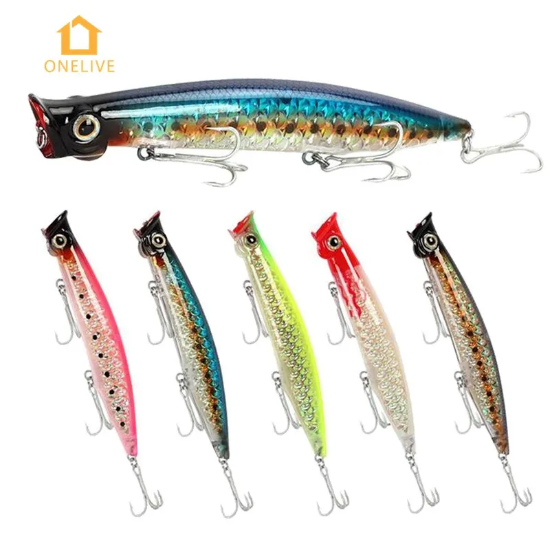 

Wholesale 3D laser simulation lure bait water surface fishing lure bait perch blackfish catfish bait, Five color