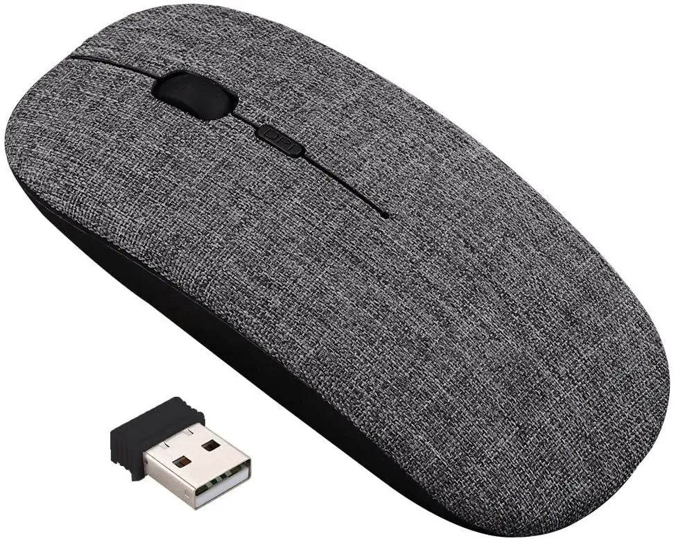 

Inphic Slim Silent Click Rechargeable 2.4G Computer Wireless Mouse for Office,Home