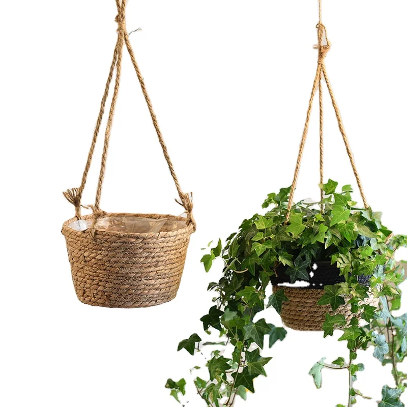 

Joy Living Best Selling Wholesale Popular Wicker Hanging Basket, Wood color