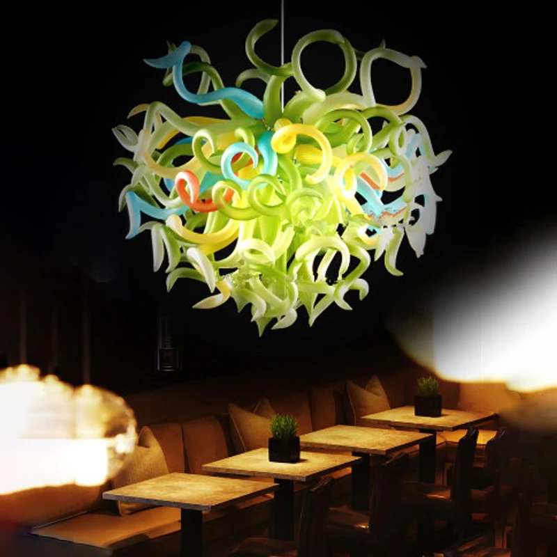 

Murano glass chandelier lamp Lightings Hand Blown Glass Ceiling Modern chandelier pendant lamp, Customized color