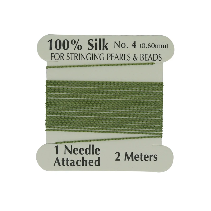 

Xuqian Wholesale Factory Price 100% Silk Beading Cord & Needle Thread Pack Size Number 4 Jewelry Cord