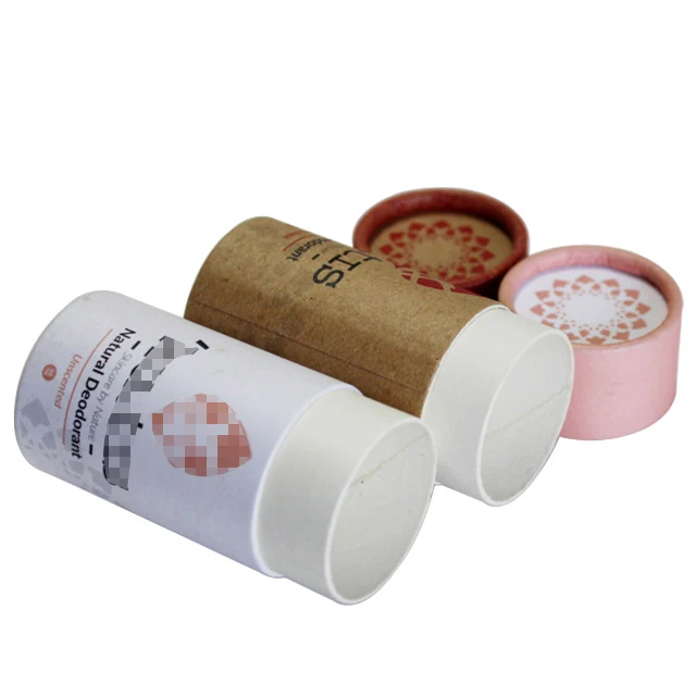 Biodegradable Round Paper Cosmetic Tube Container - Buy Cosmetic Tube ...