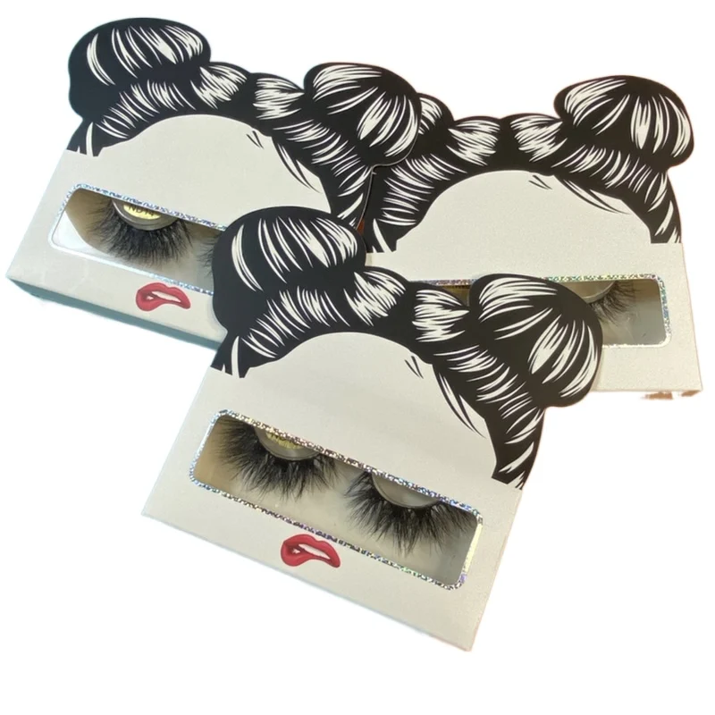 

bulk vendor wholesale Cotton band lashes Siberian 100% real 3d mink fur 18mm 12mm 25mm Thin band eyelashes mink, Black color