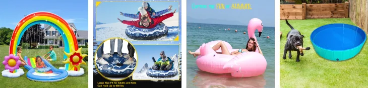 flamingo swan beach lake pool float