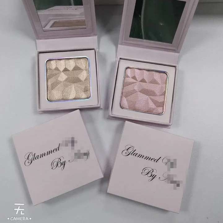 

ALOECOME Custom Wholesale Pressed High Pigment Diamond Highlighter Makeup Palette Private Label