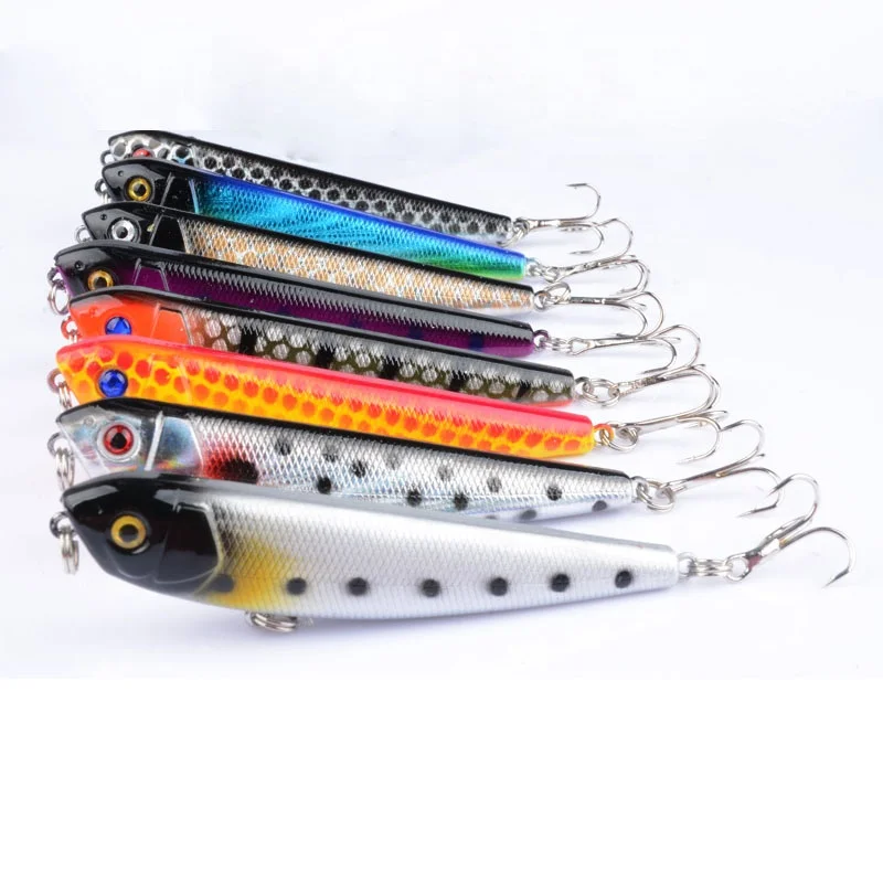 

MISTER LURE HLQ006 85mm 9.8g artificial fishing hard bait wobbler set pencil fishing lure topwater