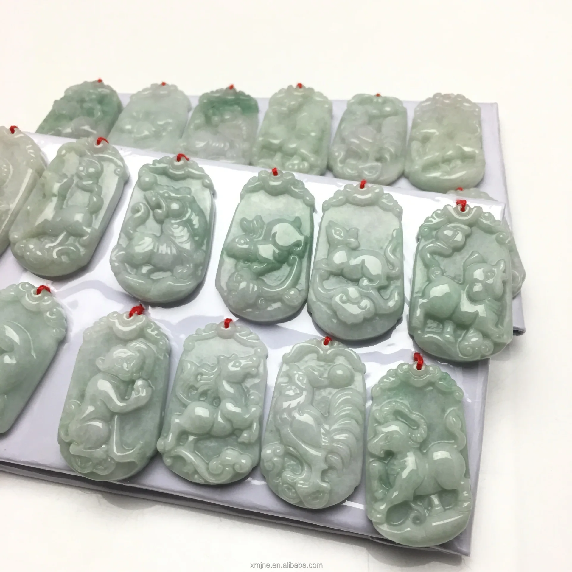 

Burma Jade Grade A 12 Zodiac 12 Zodiac Jade Pendant Pendant Jade Handicraft Factory Wholesale