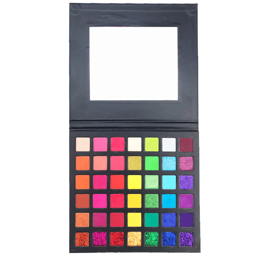 

Neon pigment eyeshadow palette organic cosmetics makeup private label for women