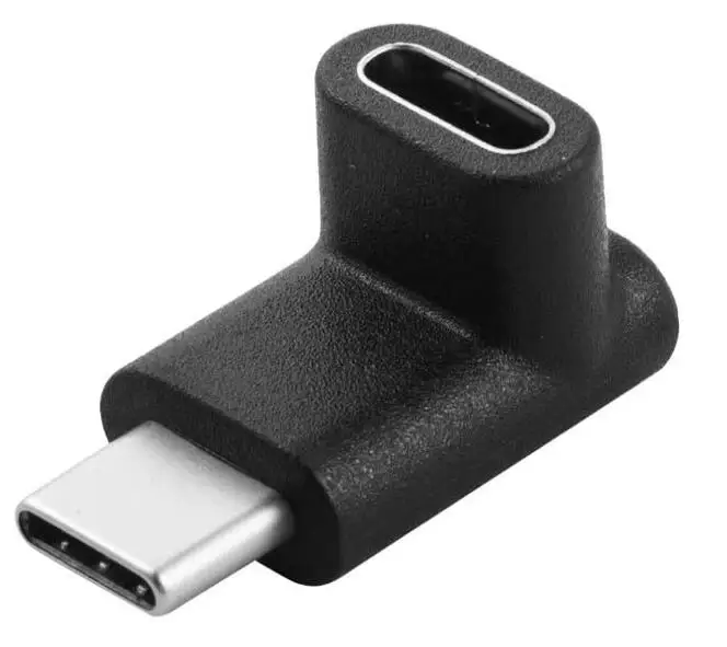 90 Degree Type C Adapter Usb C Male To Female Adapter Upward And ...