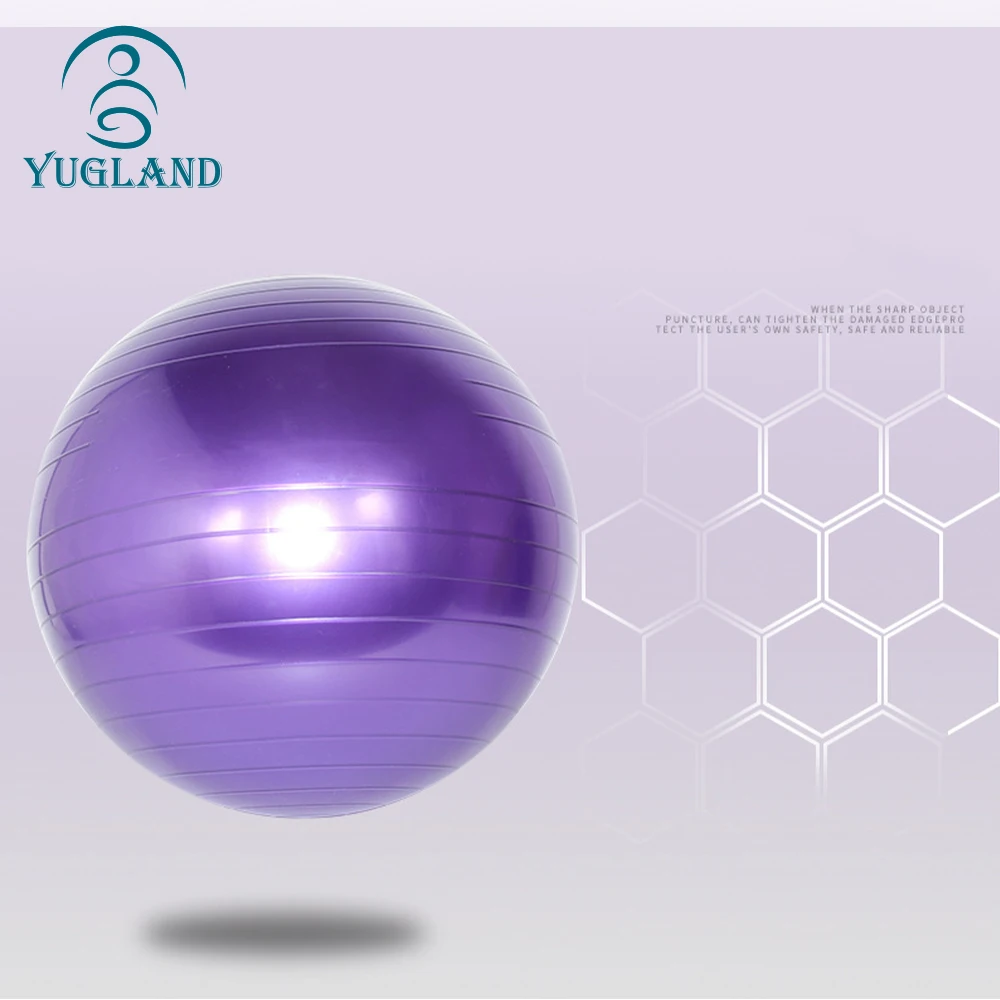 

yugland colorful durable custom logo design mini black balance yoga ball, Purple, pink, blue