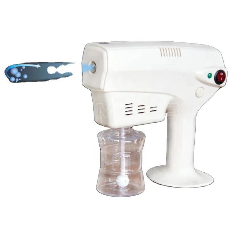 

Car Atomization Sterilizer Smoke Fog Gun High Pressure Disinfection Spray Gun Machine, White