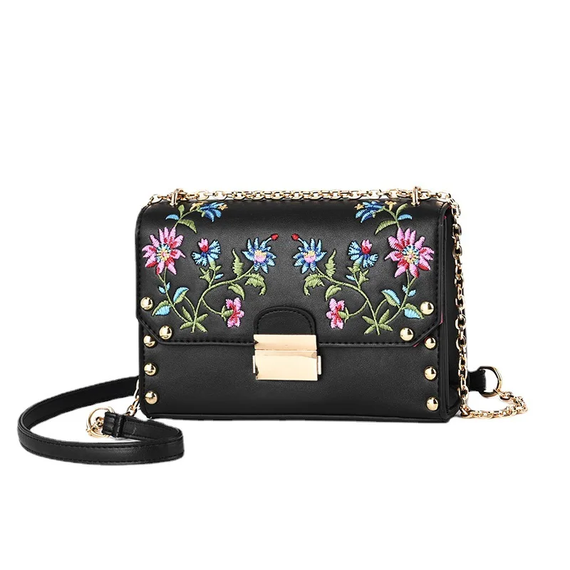 

Fashion print women's Single Shoulder Messenger portable small square bag in Autumn and winter, Customizable