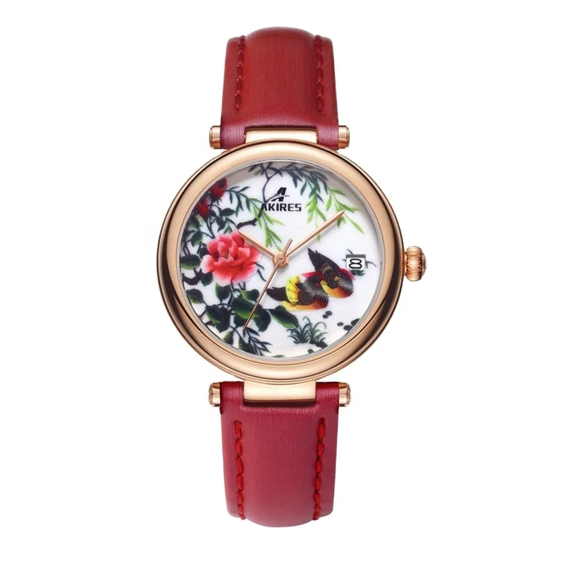 

OEM Custom Logo Luxury Original Movement MIYOTA 9015 Automatic Mechanical Wrist Watch for Women