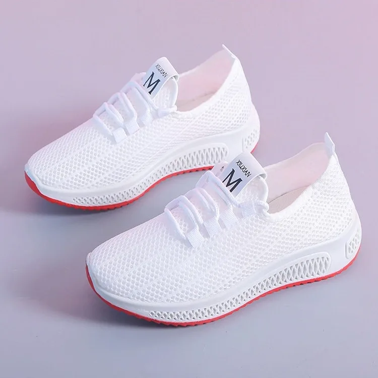 

2021 New Low Price Sport Sneakers Shoes Sport Running Shoes for Women Ladies Walking Fashion Platform Sports Shoes, 2 colors