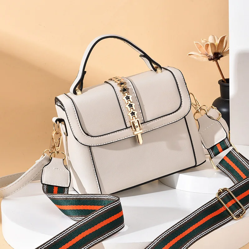 

TD9052 2021 new fashion all-match yellow messenger bag summer and large capacity one-shoulder handbag