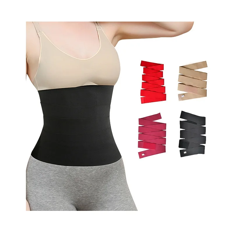

Hot sale Invisible  Women Fat Tummy Trimmer Control High Compression Waist Wrap Band Slimming Belt Waist Trainer
