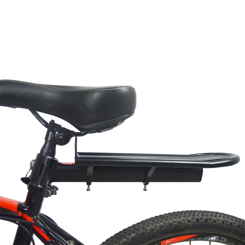 

Hot sale smart follow luggage rear rack bike carrier in low price, Black
