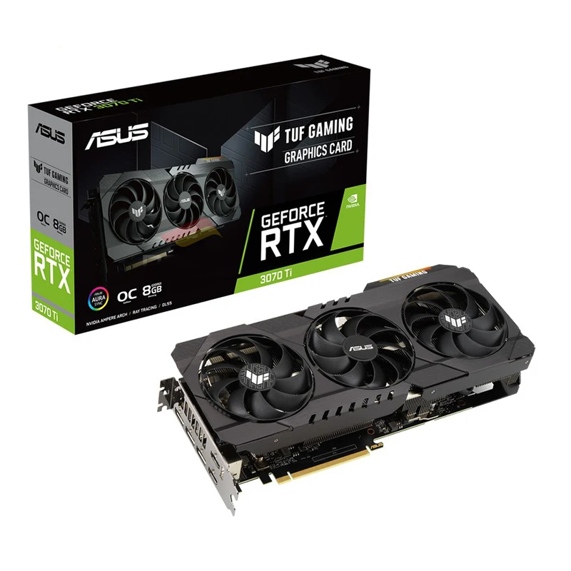 

Hot Sale New RTX3070 Ti GPU For Desktop LHR Original Asus TUF Gaming 3070Ti 8GB