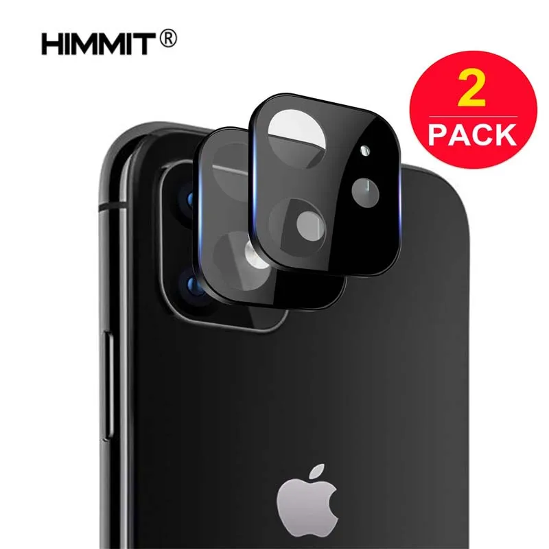 

[2 Pack]For iPhone 11Pro Camera Lens Screen Protector 5.8 6.5 Inch 2019 Metal Frame Ultra-Thin High Definition 9H Hardness 2.5D