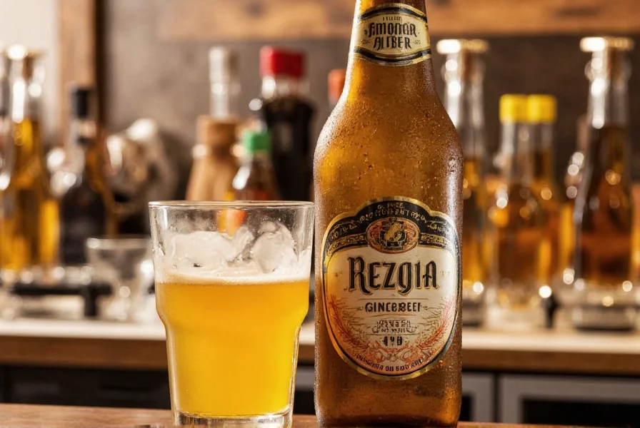 Traditional ginger beer brewing process showing fermentation