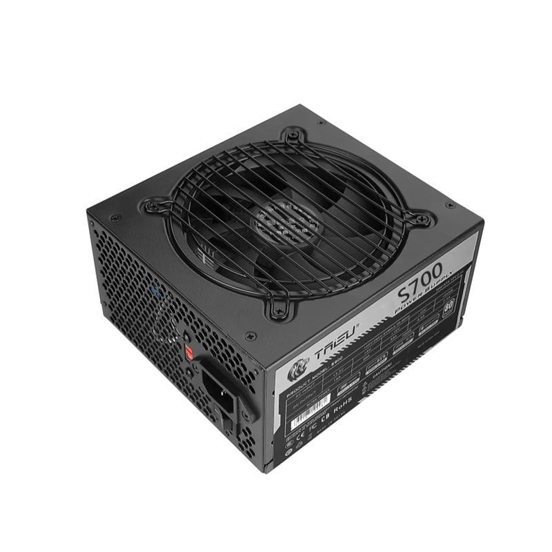 

Taisu 500W S700 silent desktop computer full module atx 500w switching power PC 12cm fan switch power supply