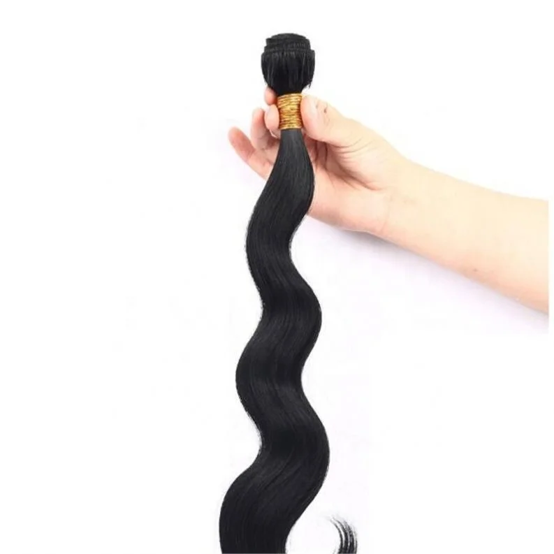 

JHCENTURY Europe America Body Wave Synthetic Hair Extension, Black