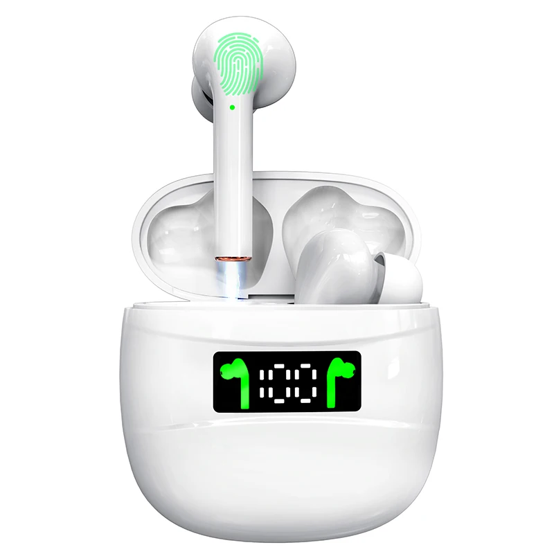 

2021 Top Seller Wireless Earphone LED Display Power Bank Headset Microphone Earphone