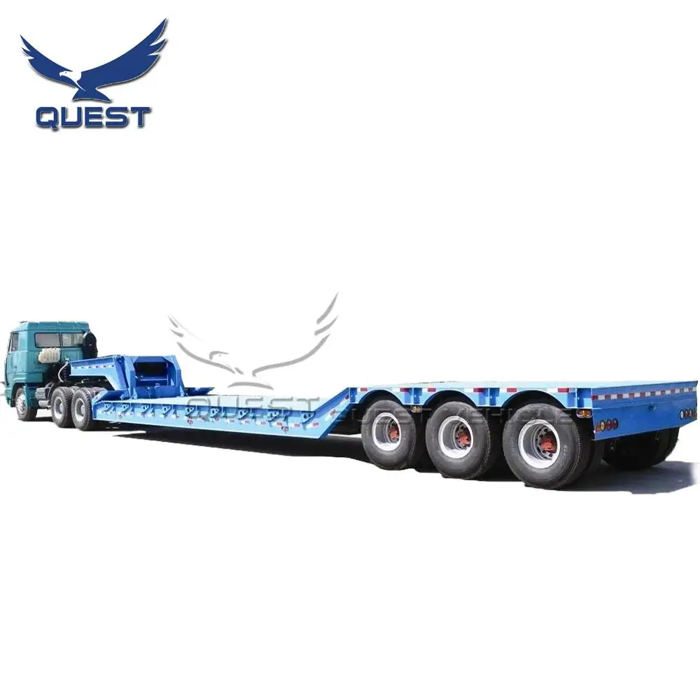 

80t Removable Gooseneck Detach Lowbed Truck Trailer Lowboy Trailer Manufacturers, Customers optional