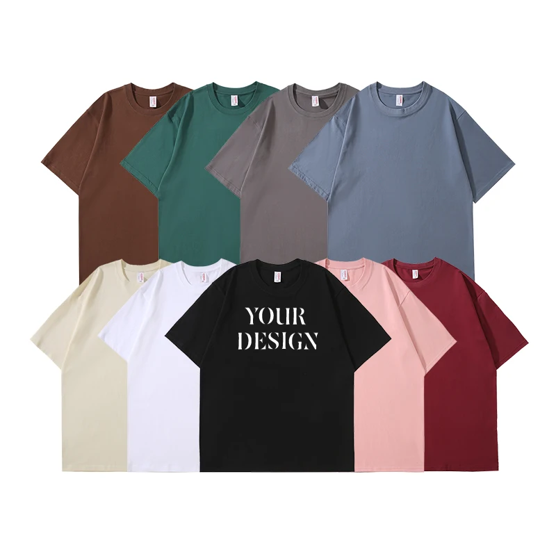 Oversized Wholesale Best Sell New Style Men's Shirt Add Your Own Design Custom logo Add Your Design Shirt