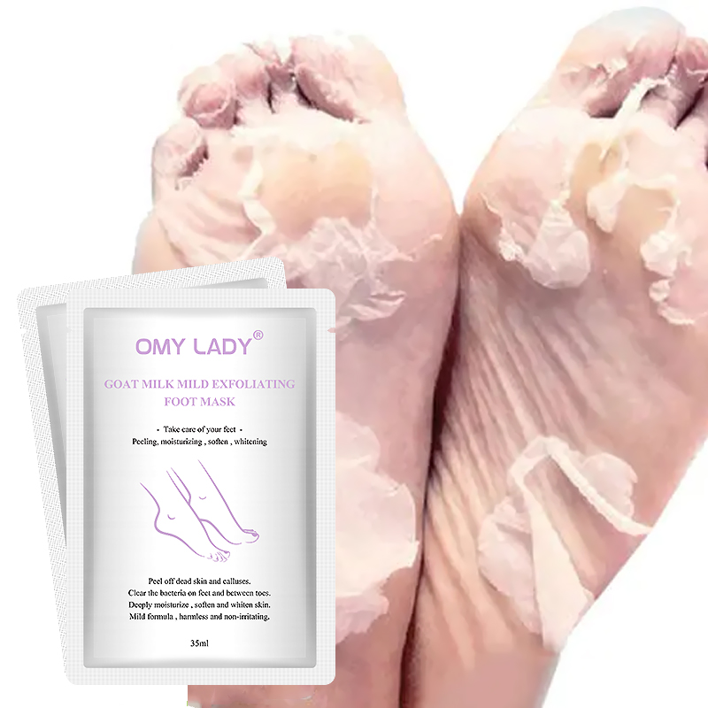 

March expo wholesale vegan omy lady foot care products moisture foot peel mask 2021