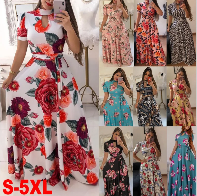 

New women's designer European and American cross-border dresses 2020 spring and summer high quality ladies skirts, Customized color