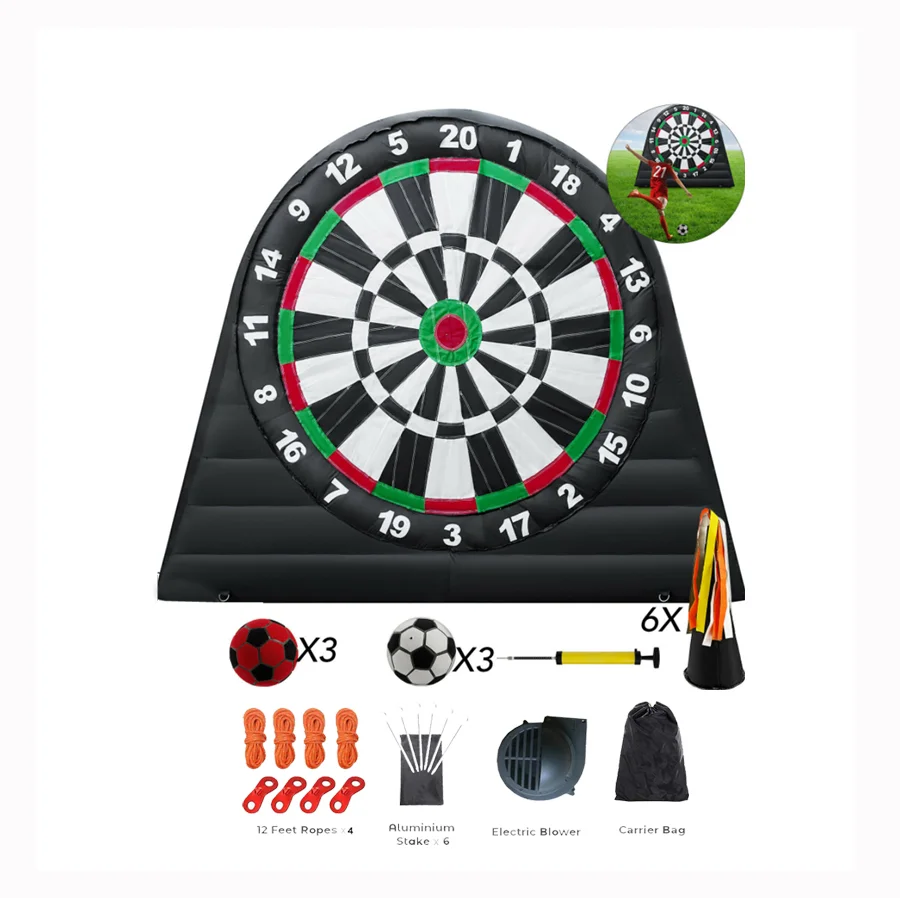 

Kids Parties Carnival Indoor Backyard Blow Up Sport Game Arena Toys Adult Team Challenge Event Inflatable Outdoor Darts Board