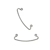 hourglass-shaped hardware nets seat pocket box coil double cone springs spring unit for sofa cushion
