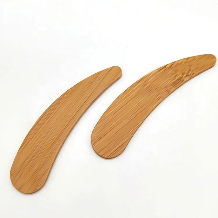 

Wholesale Natural Mini Wooden Scoop Bamboo Face Cream Spatula Cosmetics Bamboo Spatula