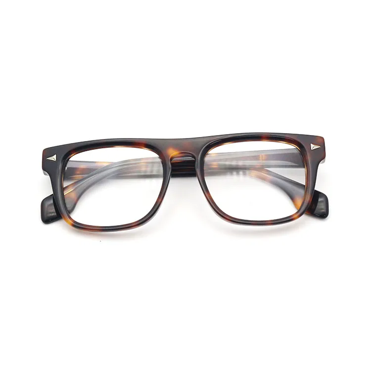 High Quality Classic Acetate Frames Eyeglasses Square Tortoise Glasses Design Optical Eyeglasses Frame