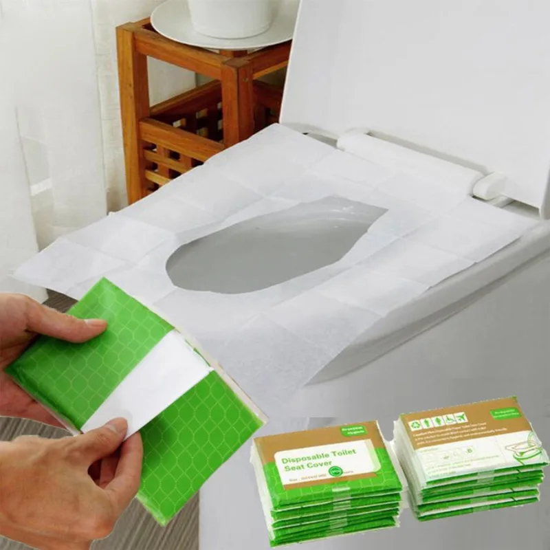 

10pcs Disposable Paper Toilet Seat Cover