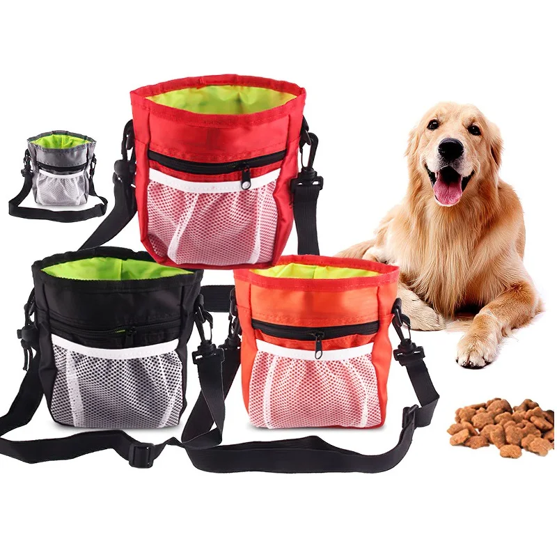 

Dog supplies outdoor poop bag portable foldable mutifunctional dog pet treat Training Pouch snack weekend travel bags for dog