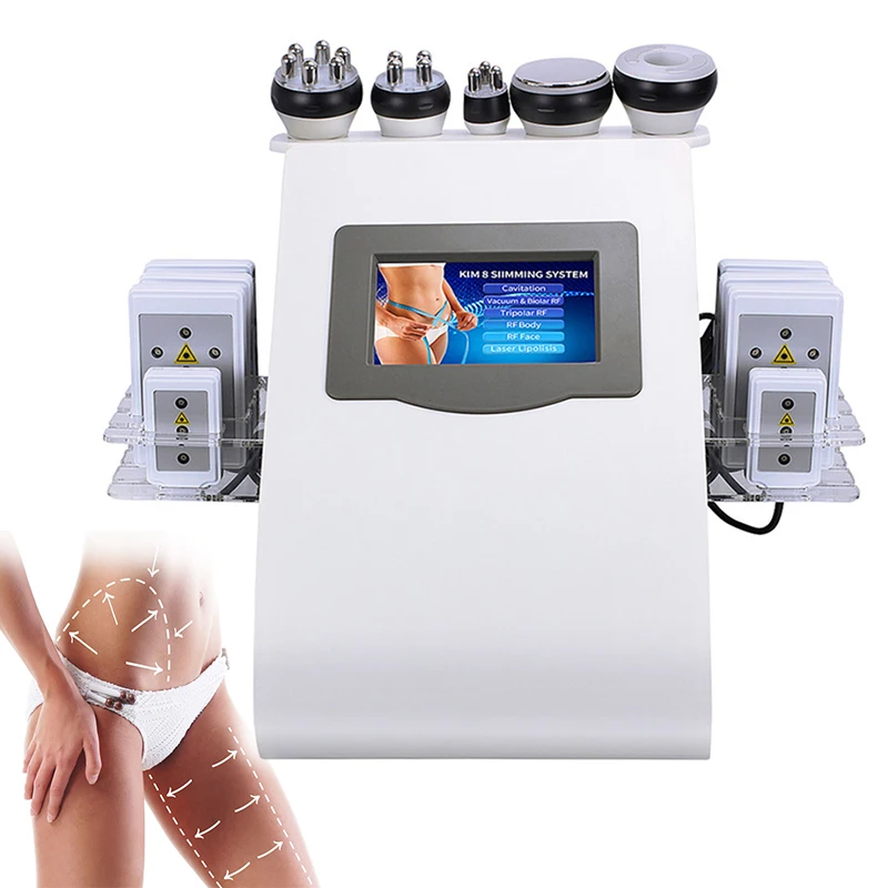 

6 In 1 Best Maquina De Masaje Ultrasonido Y Lipo Laser Cavitation Radiofrecuencia Ultrasound Cavitation Slimming Machine