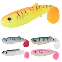 

9.5cm 6g t-tail shad grubs soft plastic silicone fishing small soft lure bait