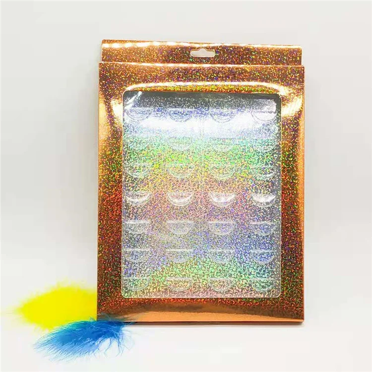 

wholesale price 16 pair empty eyelash box book 3d mink eyelash gold paper empty 16 pairs lash case, Like pic or customized