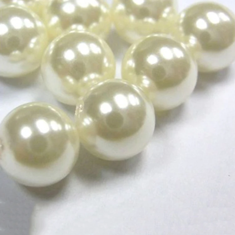 

Wholesale Loose Pearls Table Decor Vase Filler, 8mm 10mm Round White abs Plastic Pearl Bead, Color card