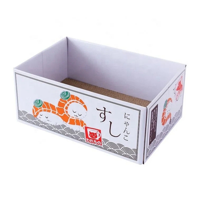 

Jhcentury Creative Carton Shape Cartoon Cute Cat Scratching Board Sleeping Cat Mat, Photo