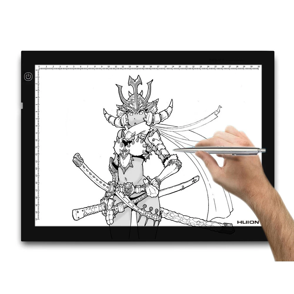 HUION A4 adjustable brightness acrylic board tracing drawing LED Light Pad