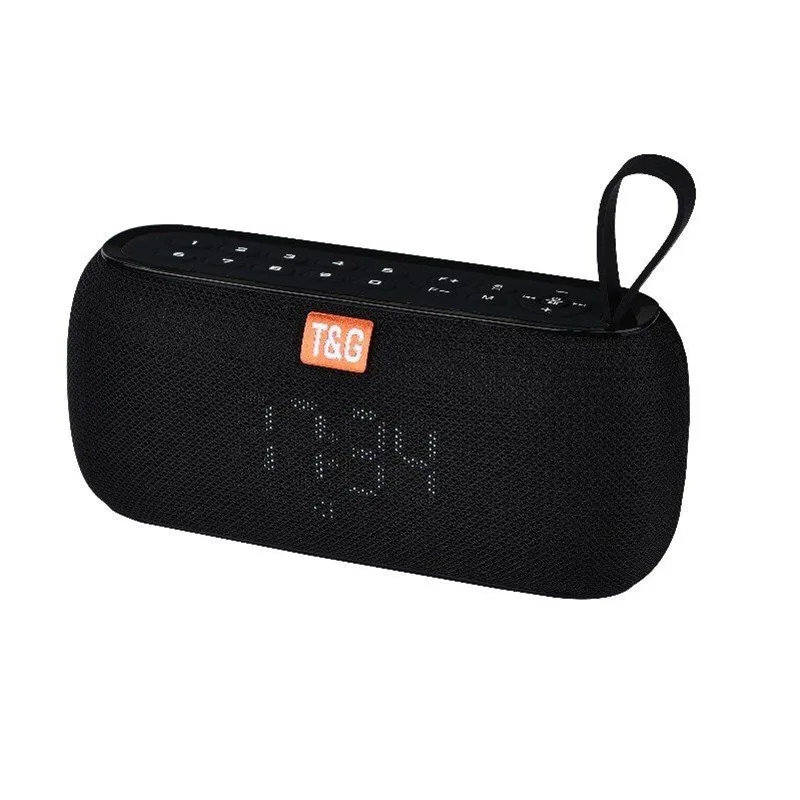 

TG177 Portable Waterproof Clock BT Speaker Digital Display Alarm Clock Loudspeaker Stereo Subwoofer With FM Radio TF USB