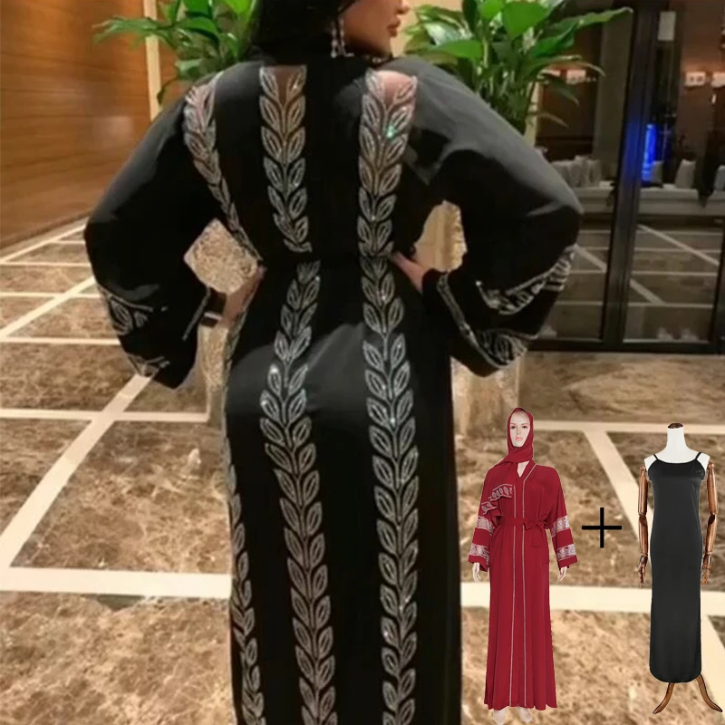 

moroccan kaftan turkish balloon ramadan new design dubai Muslim Dresses Islamic Clothing Women EID plus size Solid Color Abaya, Customized