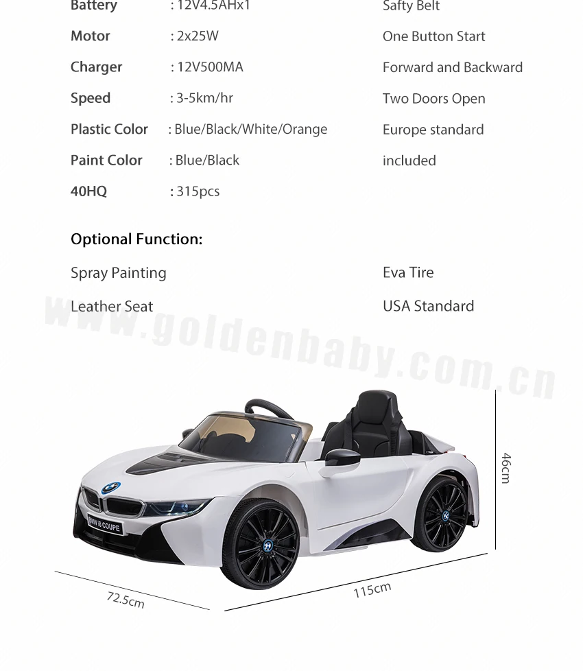 bmw i8 concept toy car manual