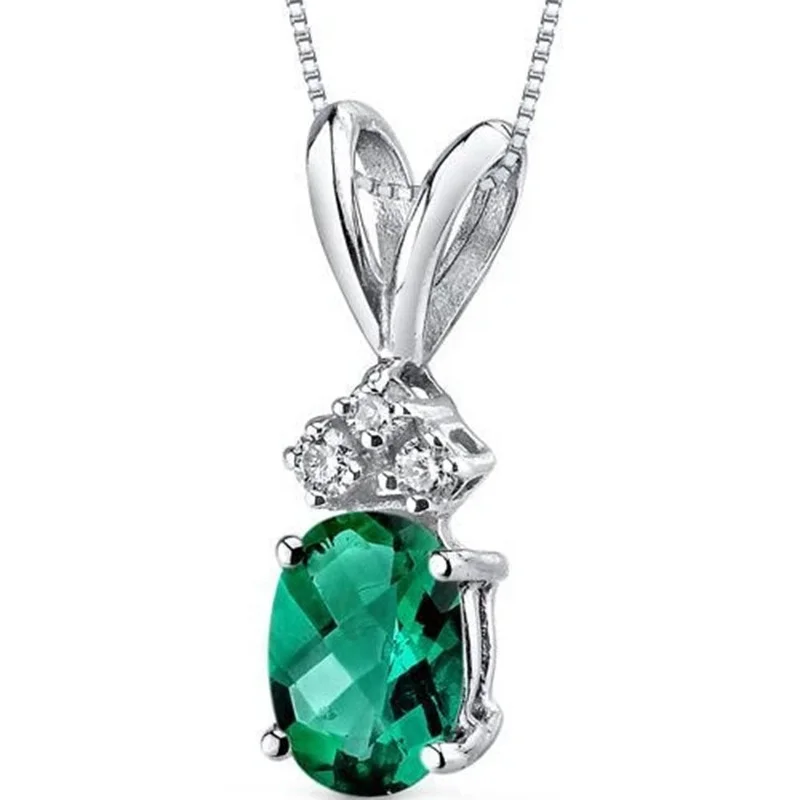 

Elegant Green Bridal Necklaces for Wedding Cute Pendant Fashion Accessories Party Jewelry Exquisite Female Gifts, Picture shows