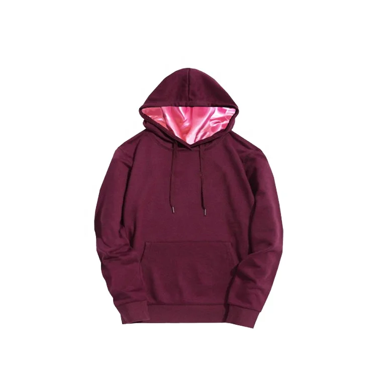 

Custom satin lined hoodie, Customized color